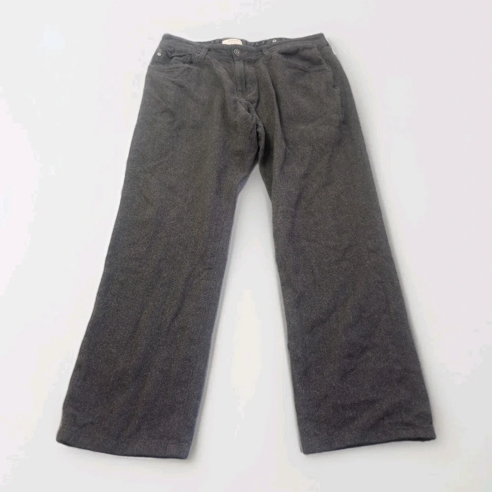 Adriano Goldschmeid AG Graduate Pants Mens 33x27 Black Wool Blend Tailored Leg